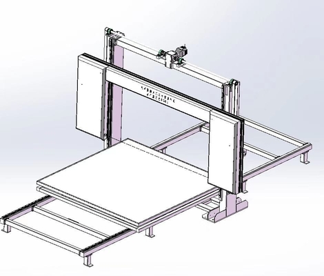 Coupeur vertical de lame de commande numérique par ordinateur Vibrition pour la mousse flexible reliée de nouveau 4kw 380V 50HZ