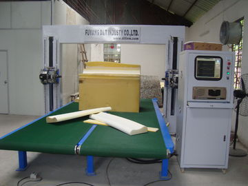 découpeuse de oscillation 1800KG de lame de polyuréthane flexible de Tableau de convoyeur à bande 6KW