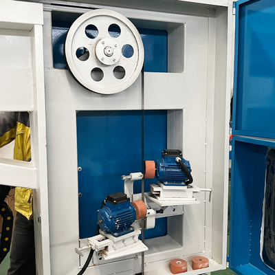 Découpeuse verticale automatique de lame de moteur d'ABB pour la laine de roche