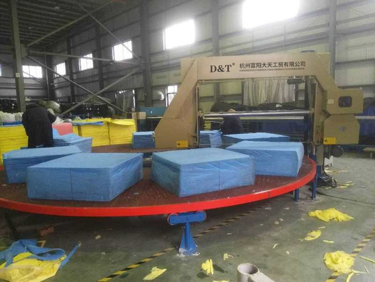 Machine à découper les blocs de mousse à l'éponge, machine à découper le carrousel, machine à séparer le carrousel horizontale