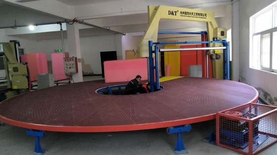 Machine à découper les blocs de mousse à l'éponge, machine à découper le carrousel, machine à séparer le carrousel horizontale