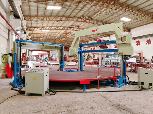 Machine à découper les blocs de mousse à l'éponge, machine à découper le carrousel, machine à séparer le carrousel horizontale