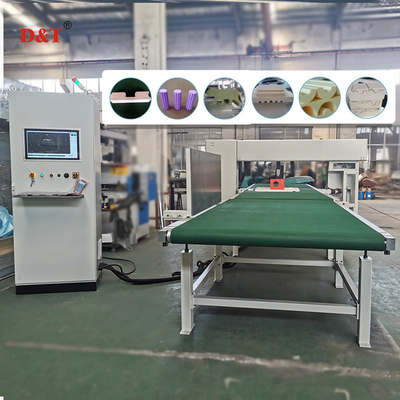 5 roues fil rapide précision machine de coupe en mousse PU pour la laine de roche PIR EVA coupeuse verticale