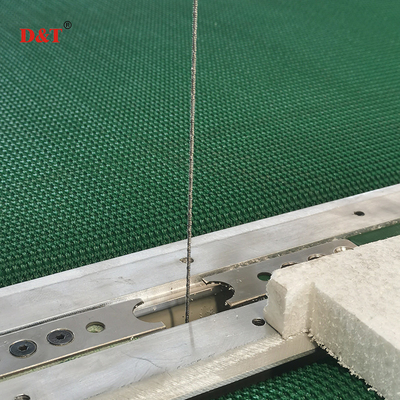 5 roues fil rapide précision machine de coupe en mousse PU pour la laine de roche PIR EVA coupeuse verticale
