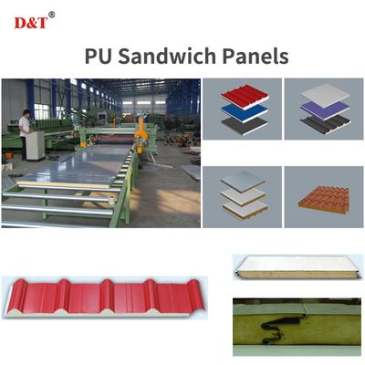Ligne de production continue de panneaux sandwich PU/PUR/PIR