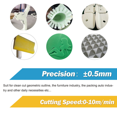 Chine Vente à chaud machine à découper à double lame à mousse à oscillation CNC pour la coupe en forme d'éponge souple et souple