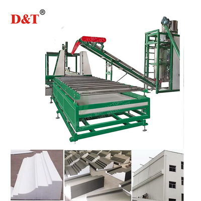 Machine de revêtement de ciment en mousse EPS pour décoration de corniches en styrofoam