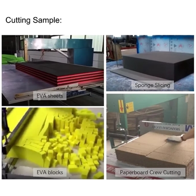 Machine automatique de découpe verticale pour le coton EVA/perle et l'éponge avec un seul amortisseur de la plateforme de travail