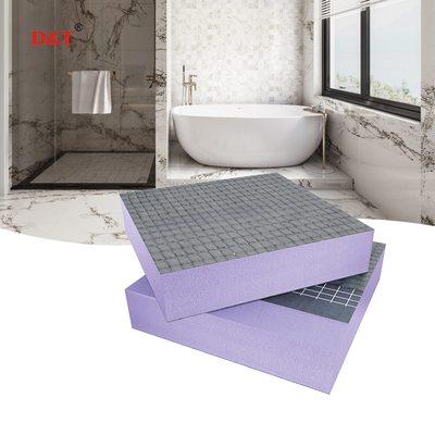 Panneau de support de carrelage haute résistance XPS, panneau de support étanche, fond de mur et de sol de salle de bain