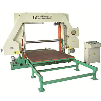 Machine de coupage par blocs d'unité centrale de feuille d'éponge de mousse horizontale