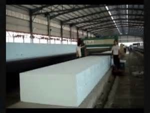 Ligne de production d'éponges pour la fabrication entièrement automatique d'éponges et 4m x 3.2m x 3.2m Rack de mélange de mélange 17,5m x 2,4m x 1,2m Tunnel de séchage 16,9m