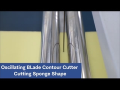 Machine de découpe CNC à double lame en mousse en PU horizontale automatique