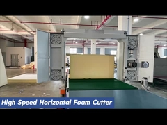 Coupeuse automatique de mousse de polyuréthane pour feuille d'éponge Machine de découpe de mousse horizontale à grande vitesse