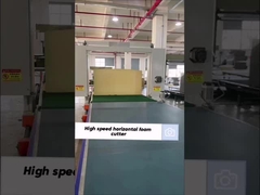 Machine de coupe de mousse rigide horizontale à éponge CNC de bonne qualité automatique
