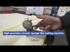 Machine de découpe de mousse circulaire en PU circulaire, coupeuse horizontale circulaire