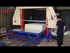 Ligne de production d'éponge horizontale pour la découpe de PU flexible / mousse