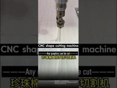 Machine CNC verticale à mousse 40m/min pour découpe de formes 2D